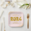 Recherche de pink graduation assiettes Classe de 2022