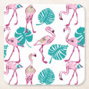 Recherche de flamants roses dessous de verres Jungle