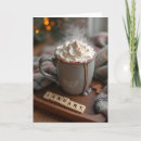 Recherche de cacao chaud vœux cartes Confortable