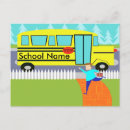 Recherche de autobus scolaire cartes postales Chauffeur de bus