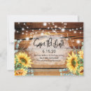 Recherche de sunflower wedding save the dates Fleurs