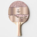 Recherche de monogramme raquettes ping pong Rose doré