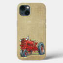 Recherche de tracteur ferme iphone coques Rouge