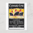 Recherche de ligne de croisière cartes postales Vintage