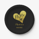 Recherche de black and gold assiettes Anniversaire
