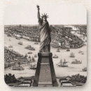 Recherche de statue la liberté de dessous de verres New york city