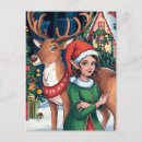Recherche de elfe cartes postales Coloré
