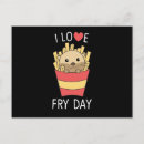 Recherche de pommes frites cartes postales Restauration rapide