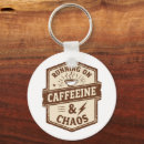 Recherche de caféine porteclés Humour