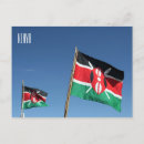 Recherche de drapeau du kenya cartes postales Afrique