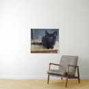 Recherche de chat noir tentures Mignon