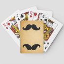Recherche de moustache jeux de cartes Noir