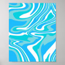 Recherche de bleu turquoise abstraite moderne posters Arrière plan