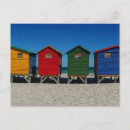 Recherche de cabane plage cartes postales Coloré