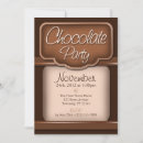 Recherche de chocolat fondu cartes invitations Brun