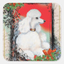 Recherche de noël antique autocollants Blanc