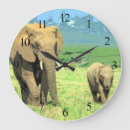 Recherche de éléphant africain horloges Safari