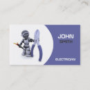 Recherche de électricien commercial cartes visite Construction