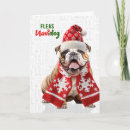 Recherche de bouledogue français noël cartes Animaux de compagnie