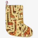 Recherche de girafes chaussette de noël Motif