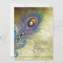 Recherche de elegant peacock mariage invitations À un paon