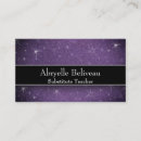 Recherche de professeur préscolaire cartes visite Professionnel