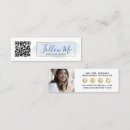 Recherche de suivez moi cartes visite Influencer