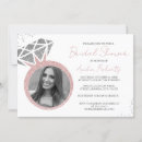 Recherche de silver bridal shower invitations Étinceler