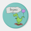Recherche de dinosaure drôle magnets Mignon