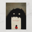 Recherche de monstre enfant cartes postales Pour enfants
