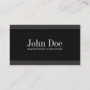 Recherche de publicité cartes visite Monogramme