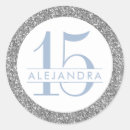 Recherche de quinceanera autocollants Parties scintillant