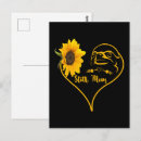Recherche de coeur jaune cartes postales Kawaii