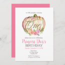 Recherche de citrouille mignon invitations Rose