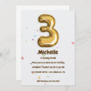 Recherche de gold confetti anniversaire invitations Ballon