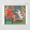 Recherche de filles cartes postales Illustration