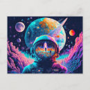 Recherche de cosmonautes cartes postales Galaxie