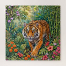 Recherche de tigre bengale puzzles Animaux sauvages