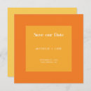 Recherche de orange et jaune invitations Moderne