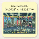 Recherche de hollywood dessous de verres Vintage