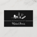 Recherche de outils de salon de coiffure cartes visite Barbier