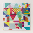 Recherche de motif géométrique puzzles Moderne