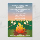 Recherche de guimauve invitations Feu de camp
