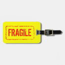 Recherche de fragile bagages étiquettes Drôle