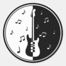 Recherche de guitare noire autocollants Pour lui