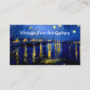 Recherche de fine art cartes visite Van gogh