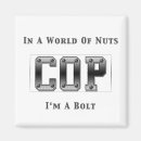 Recherche de cannette de fil magnets Policier