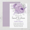 Recherche de violet 16ans anniversaire invitations Étinceler