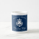 Recherche de bleu marine tasses Nom du bateau