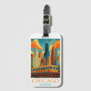 Recherche de chicago illinois bagages étiquettes Skyline